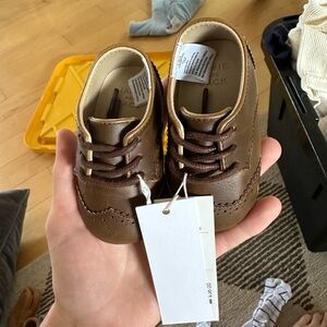 Size 1 Janie and Jack baby shoes